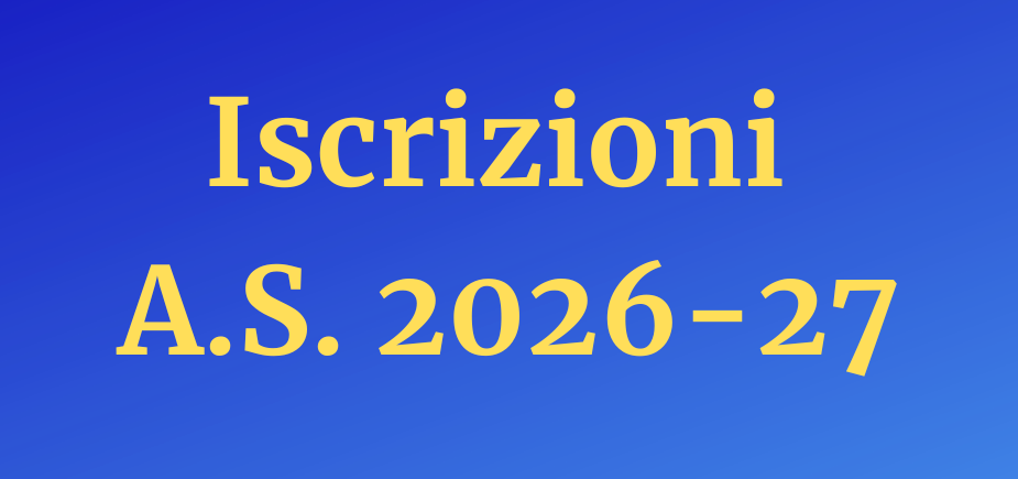 Iscrizioni 2026-27